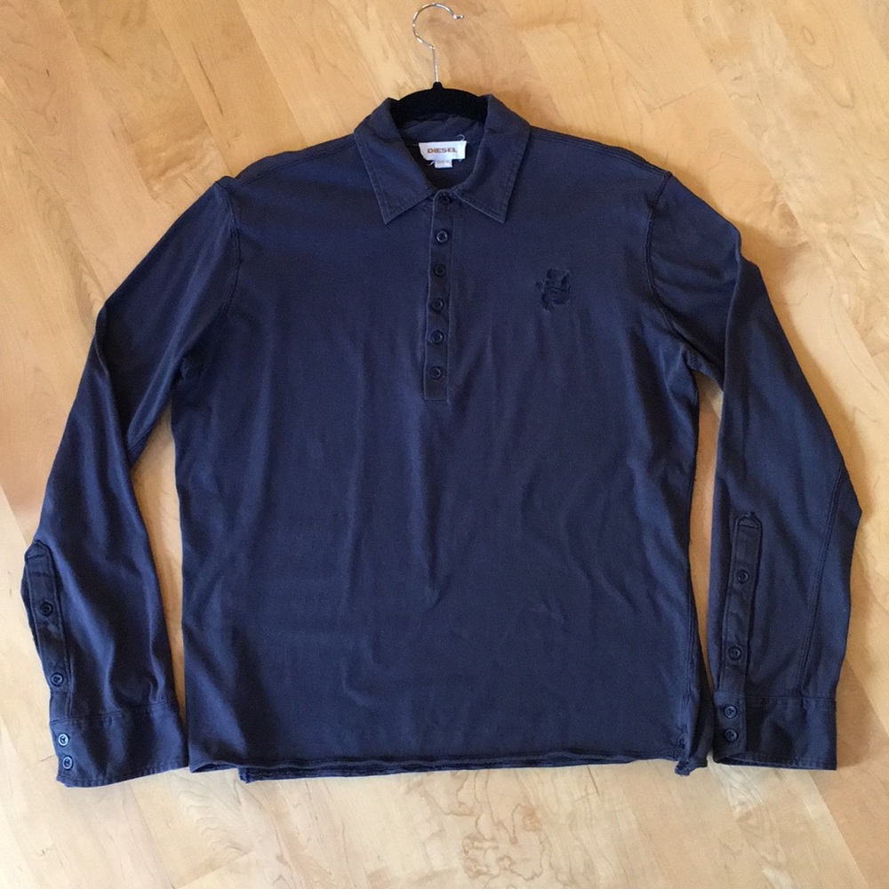 DIESEL | Vintage Men's Long Sleeve Polo Shirt